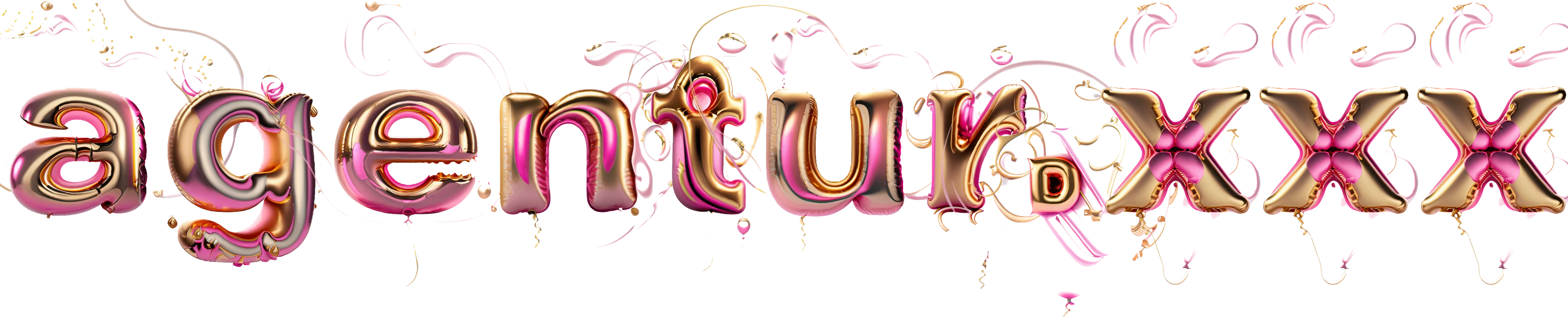 Firefly agentur.xxx Pink goldener Ballon 63667